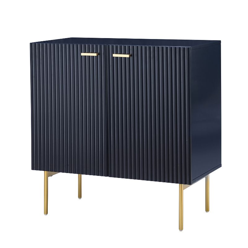 Knossos 30" Tall 2-Door Accent Soft Close Storage Cabinet with Metal Legs | KARAT HOME, 3 of 13