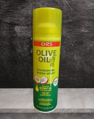 ORS Olive Oil Nourishing Sheen Spray infused with Coconut Oil 11.7 oz (Pack  of 4)