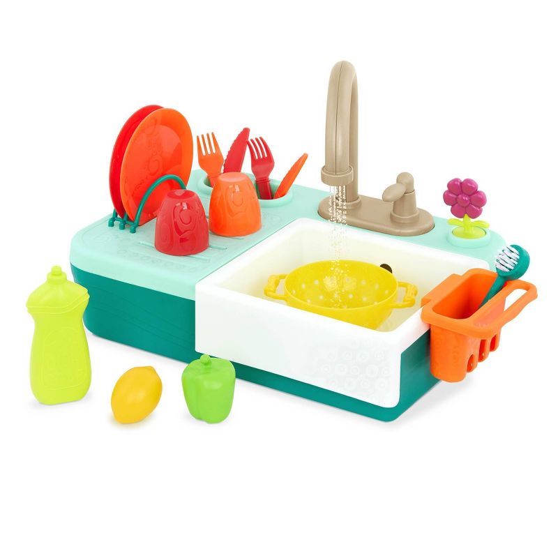 B. toys Kitchen Sink Play Set - Splash-n-Scrub Sink, 1 of 18