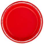 6.75" 20ct Snack Paper Plates Red - Spritz™