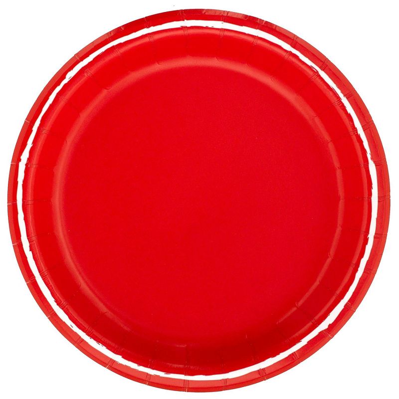 6.75&#34; 20ct Snack Paper Plates Red - Spritz&#8482;, 1 of 4
