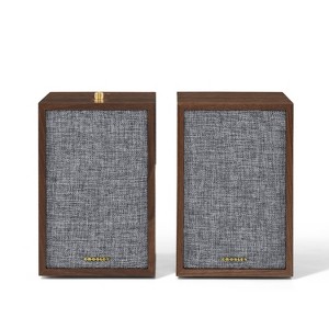 Crosley S200 Bluetooth Speakers - Walnut - 1 of 4