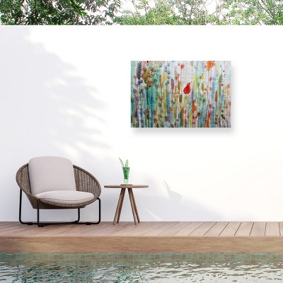 Trademark Fine Art - Sylvie Demers Une Ame Dans Le Jardin Matted Framed Art