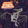 Halloween Dragon Skeleton- Large Indoor/Outdoor Plastic Bones Prop for Decor, Haunted Houses, w Invisible String for Hanging- Movable, Posable Parts - 2 of 4