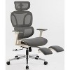 MaseiKar Ergonomic Office Chair with Footrest, High Back Computer Office Chair with Dynamic Lumbar Support, Mesh Home Office Desk Chair for Adults - 2 of 4