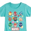 Girls' - Marvel - Easter Egg Group Fitted Short Sleeve Graphic T-Shirt - 2 of 4