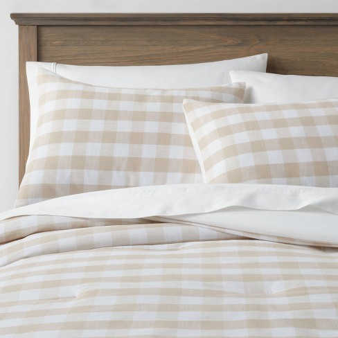 Gingham best sale pillow shams