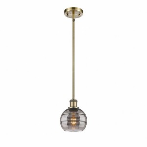 Rochester - 1 Light Stem Hung Mini Pendant In Industrial Style-7.88 Inches Tall and 5.88 Inches Wide - 1 of 1