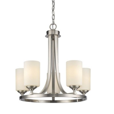 Z-Lite Bordeaux 5 - Light Chandelier in  Brushed Nickel