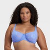 Women's Lace Unlined Balconette Bra - Wild Fable™ - 4 of 4