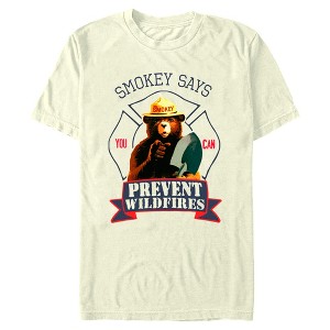 Mens Smokey Bear You Can Prevent Wildfires T Shirt - 1 of 4