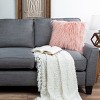 18-inch Luxury Square Accent Plush Pillow – For Bedroom or Living Room by Hastings Home - 4 of 4