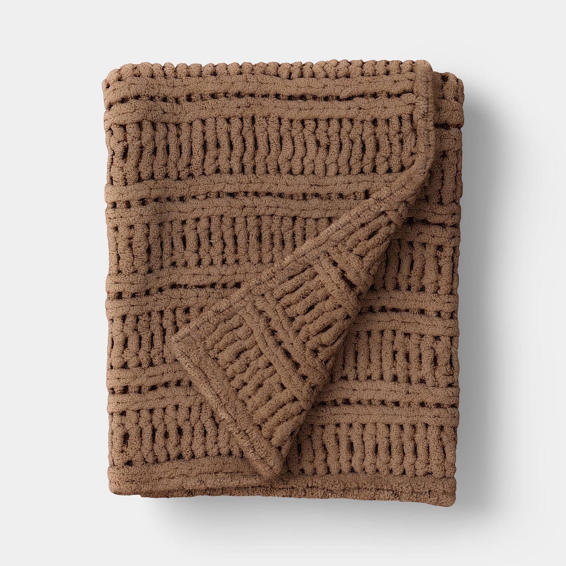 Chunky Chenille Rib Knit Throw - Threshold™