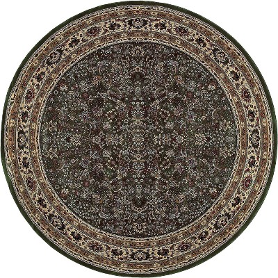 Oriental Weavers Ariana 213G8 Green/ Ivory Indoor Area Rug - 6' Round