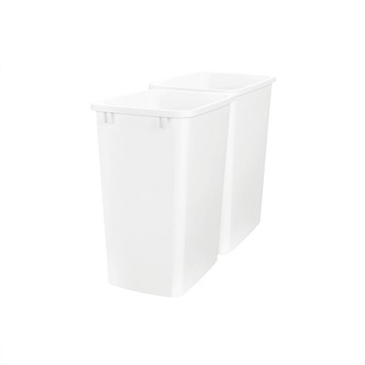 Rev-A-Shelf RV-35 Plastic Replacement Trash Bin Waste Container for Pull Out Waste Systems 35 Qt