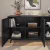 Plank+Beam Mid Century Modern Solid Wood Sideboard with 3 Doors, 59" TV Stand for Living Room - 4 of 4