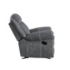 Acme Furniture 41" Zubaida Recliner Accent Chair Two Tone Gray Velvet - 3 of 4