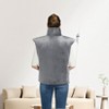 Heating Pad for Neck and Shoulders and Back,Vibrating Heating Pad for Back,Heating Pad with Massager, 24"×33",2 Heat Levels+4 Massage Modes - 2 of 4