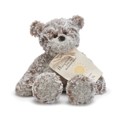 DEMDACO Mini Giving Bear- Feel Better 8.5 inches - Brown