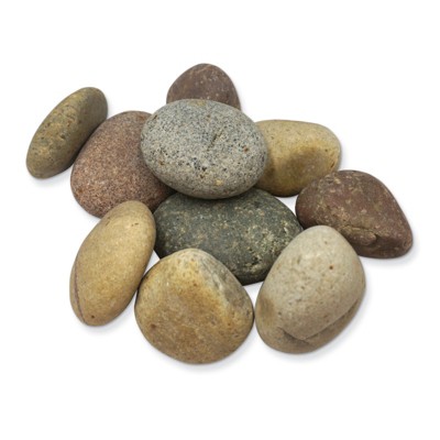 Creativity Street Craft Rocks, Assorted Natural Colors & Sizes, 2 lbs., Case of 6
