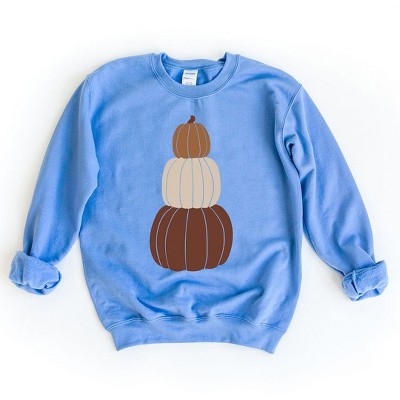 Simply Sage Market Women's Graphic Sweatshirt Pumpkins Stacked