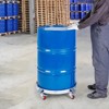 VEVOR 2PCS 55 Gallon Heavy Duty Drum Dolly, 1000 lbs Load Capacity, Barrel Dolly Cart Drum Caddy, Non Tipping Hand Truck Capacity Dollies, Silver - 2 of 4