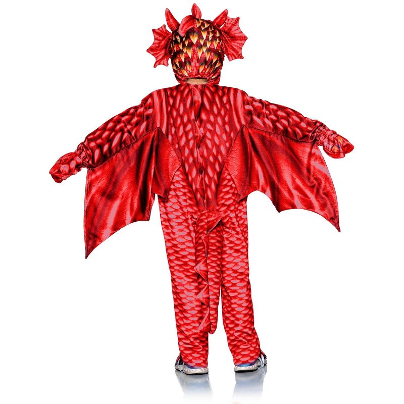 Red Dragon Printed Children's Costume, 2 of 3