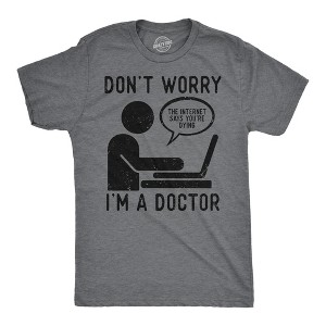 Mens Funny T Shirts Dont Worry Im A Doctor Sarcastic Graphic Tee For Men - Crazy Dog Men's T Shirt - 1 of 4