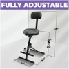 Liquid Stands Guitar Stool Adjustable Stool with Backrest - Guitar Seat Drum Seat, Musician Chair, Guitar Chair for Adults, Kids - Musician Stool - 2 of 4
