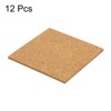Unique Bargains Thickened Cork Self-Adhesive Kitchen Coasters for Tableware - 3 of 4