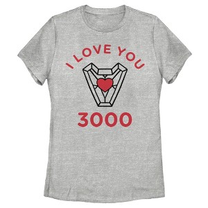 Women's Marvel Avengers Endgame I Love You 3000 T-Shirt - 1 of 4