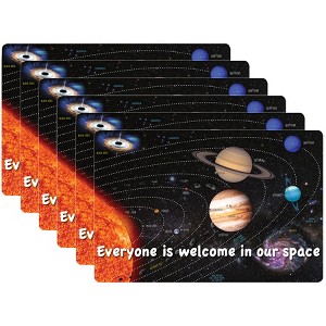 Smart Poly® Computer Mouse Pad, 8" x 10", Everyone is Welcome in our Space, Pack of 6 - 1 of 3