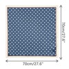 Elerevyo Women's Satin Polka Dots Square Contrast Color Silky Neck Scarves 27.6" 1 Pc - 3 of 4