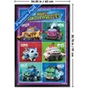 Trends International Mighty Monster Wheelies (2024) - Grid Framed Wall Poster Prints - 3 of 4