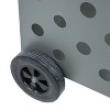Sunnydaze Powder-Coated Steel Log Cart - 34" H - Gray - 3 of 4