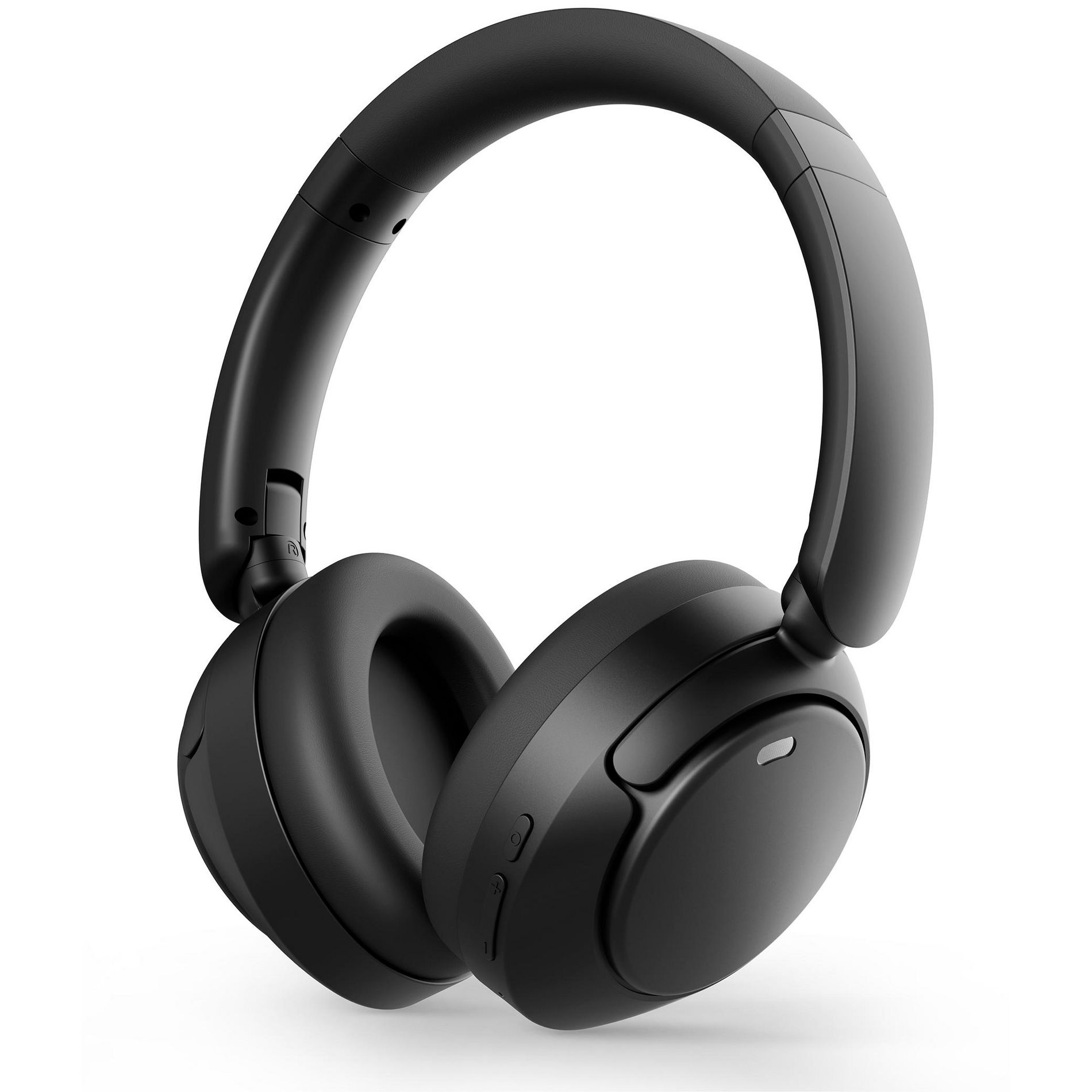 Noise Cancelling Headphones Wireless Bluetooth 5.4 Over Ear 30-Hour Battery 40mm Drivers Foldable with 3.5mm Jack Lightweight Black