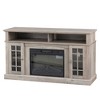 TV Stand Entertainment Center With Electronic Fireplace Remote Control Infrared Heating Technology Media Console Storage Cabinet - 4 of 4