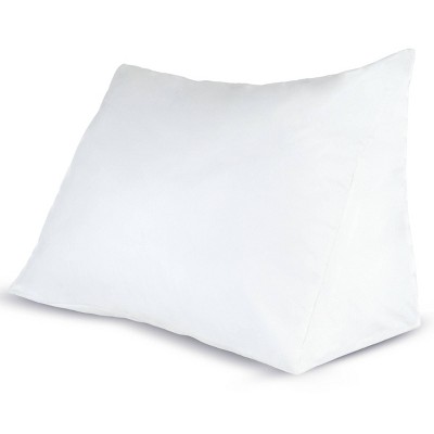 Yorkshire Home Down Alternate Reading Wedge Pillow: Hypoallergenic Cotton, Machine Washable Support Pillow