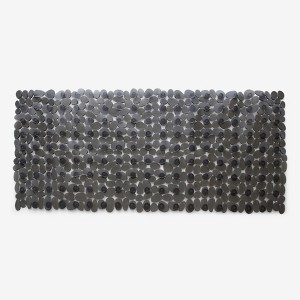 BrylaneHome Extra Long Tub Mat With River Stones Design - 1 of 4