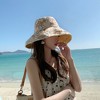 Anna-Kaci 2-in-1 Women's Floral & Solid Double-Sided Bucket Hat - 3 of 4