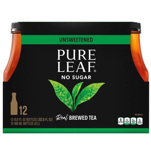 Pure Leaf Iced Tea, Sweetened, Real Brewed Black Tea, Lemon, 18.5 fl oz (Pack of 12)