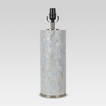 Capiz Subway Tile Large Lamp Base Shell - Threshold™