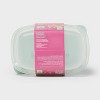 Snap & Store Rectangle Food Storage Containers - 48 fl oz/2ct - up&up™ - 3 of 3