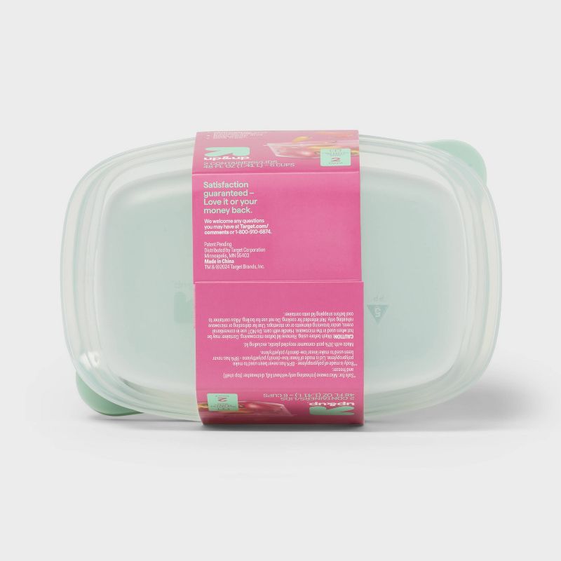 Snap &#38; Store Food Storage Containers - 48 fl oz/2ct - up &#38; up&#8482;, 3 of 4
