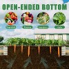 WELLFOR Metal Outdoor Garden Bed Silver 48"x96" - 3 of 4