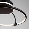 Artcraft Lighting Halo 1 - Light Semi-Flush Mount in  Black - 3 of 4