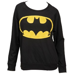 Womens DC Comics Batman Classic Symbol Sweatshirt - 1 of 3
