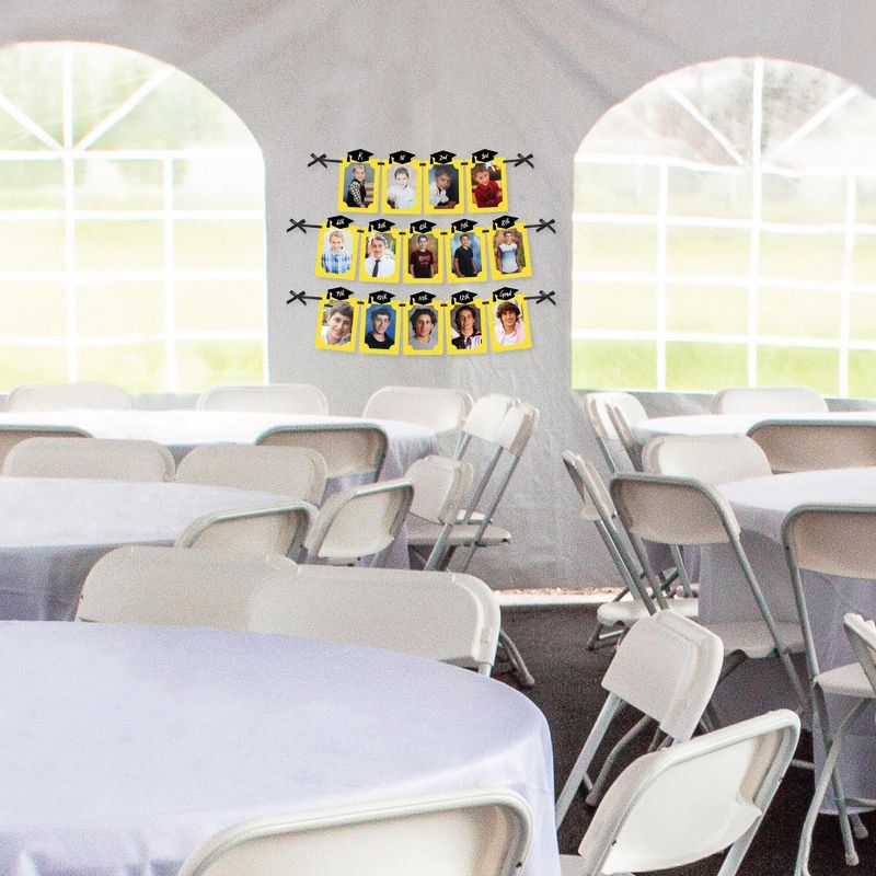 Big Dot of Happiness Yellow Grad - Best is Yet to Come - DIY Yellow Graduation Party Decor - K-12 School Picture Display - Photo Banner, 3 of 8