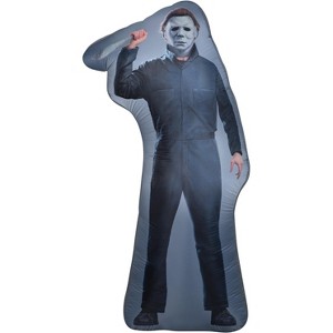 Gemmy Photorealistic Airblown Inflatable Michael Myers S LG Universal, 6 ft Tall, Black - 1 of 2