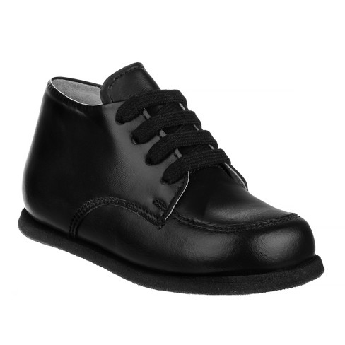 Black walking shoes store for babies